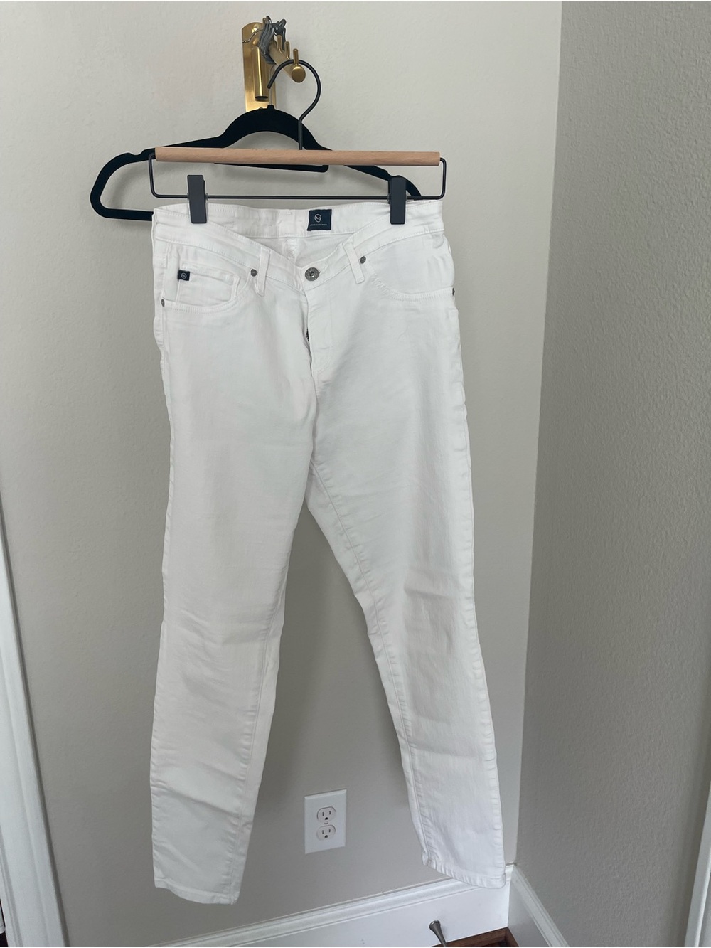 AG Adriano Goldschmied White Skinny Jeans